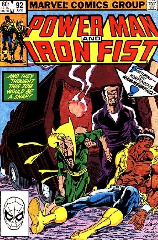 Cover of Powerman & Iron Fist (Vol 1) #92. One of 250,000 Vintage American Comics on sale from Krypton!