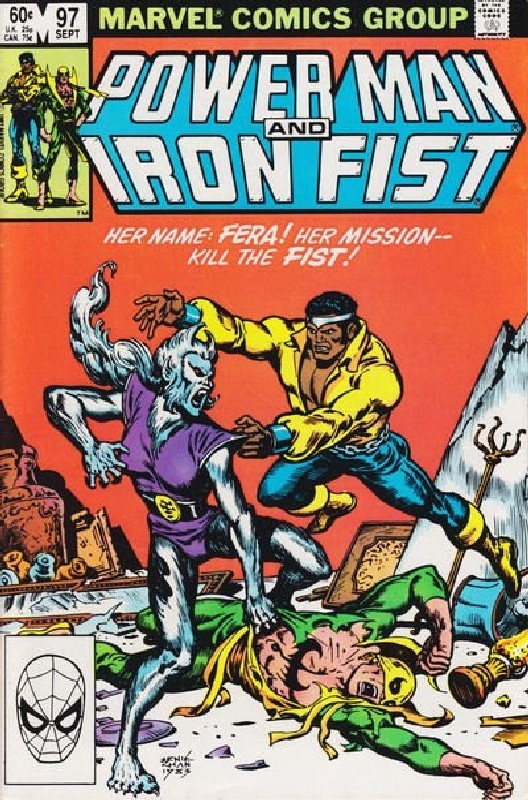 Cover of Powerman & Iron Fist (Vol 1) #97. One of 250,000 Vintage American Comics on sale from Krypton!