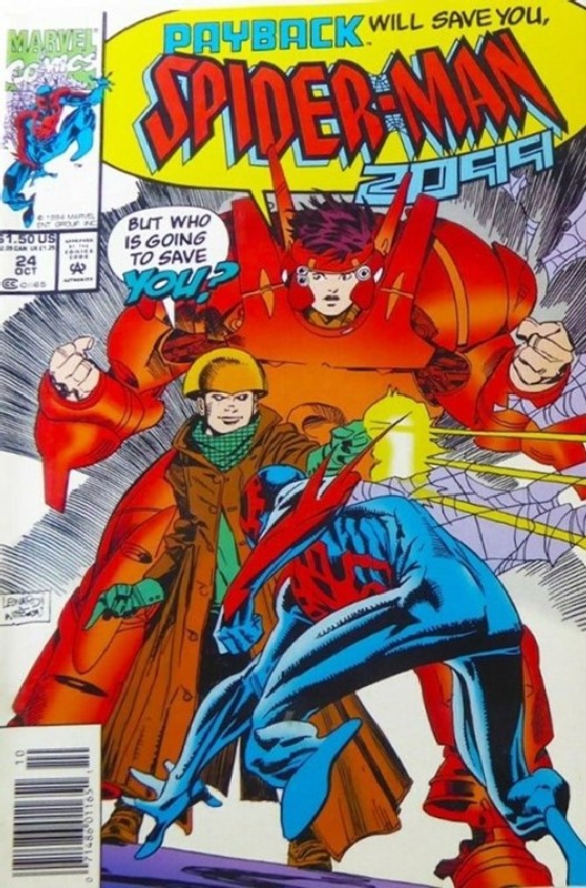 Cover of Spider-Man 2099 (Vol 1) #24. One of 250,000 Vintage American Comics on sale from Krypton!