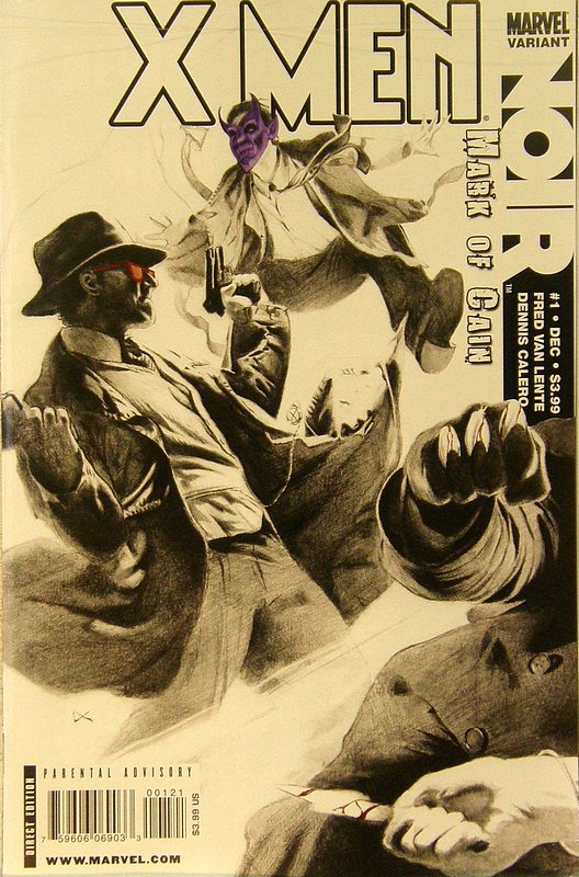 Cover of X-Men: Noir Mark of Cain (2009 Ltd) #1. One of 250,000 Vintage American Comics on sale from Krypton!