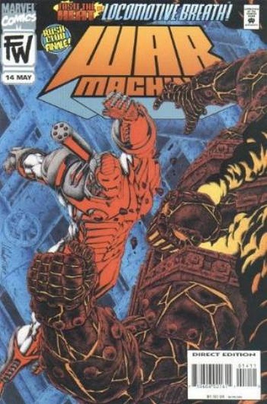 Cover of War Machine (Vol 1) #14. One of 250,000 Vintage American Comics on sale from Krypton!