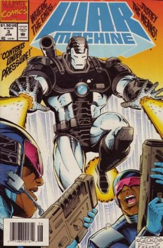 Cover of War Machine (Vol 1) #3. One of 250,000 Vintage American Comics on sale from Krypton!
