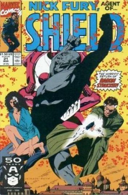 Cover of Nick Fury Agent of SHIELD (Vol 2) #21. One of 250,000 Vintage American Comics on sale from Krypton!
