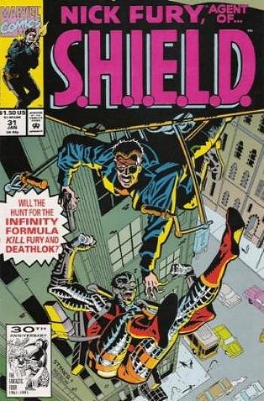 Cover of Nick Fury Agent of SHIELD (Vol 2) #31. One of 250,000 Vintage American Comics on sale from Krypton!