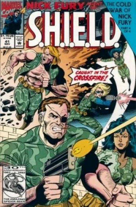 Cover of Nick Fury Agent of SHIELD (Vol 2) #41. One of 250,000 Vintage American Comics on sale from Krypton!