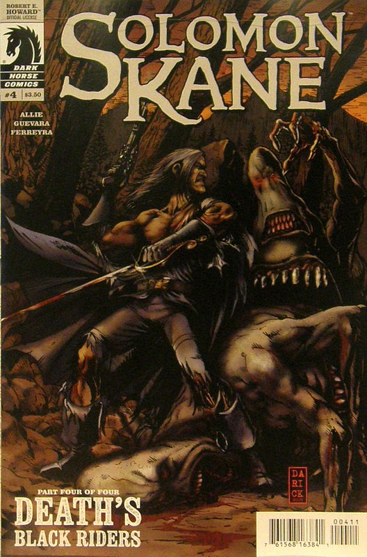 Cover of Solomon Kane: Deaths Black Riders (2010 Ltd) #4. One of 250,000 Vintage American Comics on sale from Krypton!