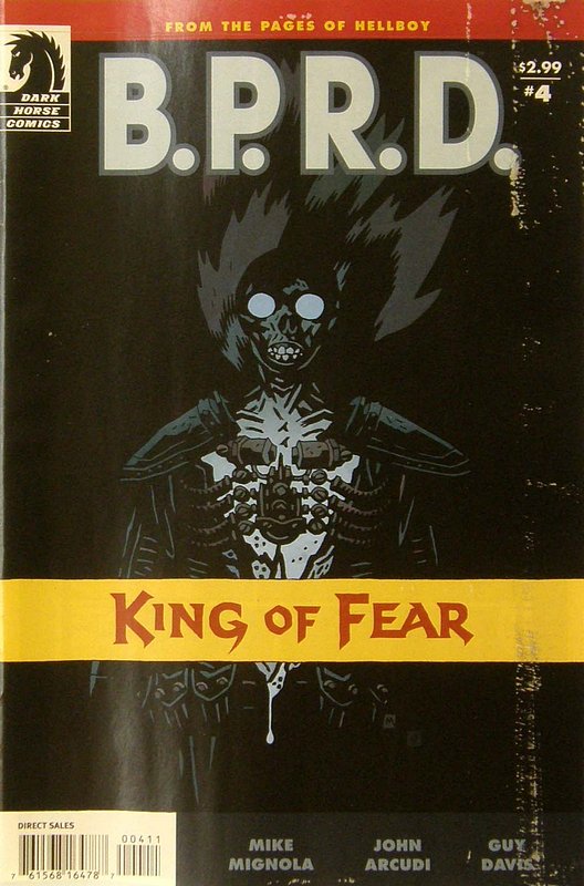 Cover of BPRD: King of Fear (2010 Ltd) #4. One of 250,000 Vintage American Comics on sale from Krypton!