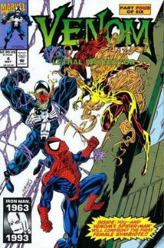 1st Scream<br> Cover of Venom: Lethal Protector (1993 Ltd) #4. One of 250,000 Vintage American Comics on sale from Krypton!