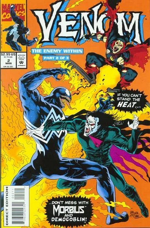 Cover of Venom: Enemy Within (1994 Ltd) #2. One of 250,000 Vintage American Comics on sale from Krypton!