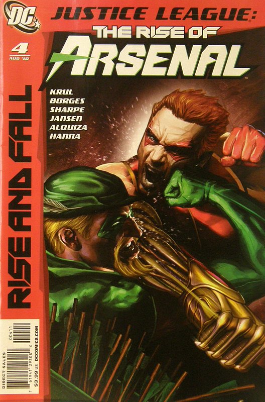 Cover of Justice League: Rise & Fall of Arsenal (2010 Ltd) #4. One of 250,000 Vintage American Comics on sale from Krypton!