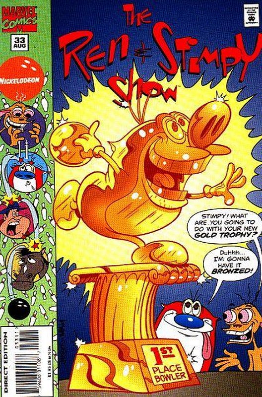 Cover of Ren & Stimpy (Vol 1) #33. One of 250,000 Vintage American Comics on sale from Krypton!