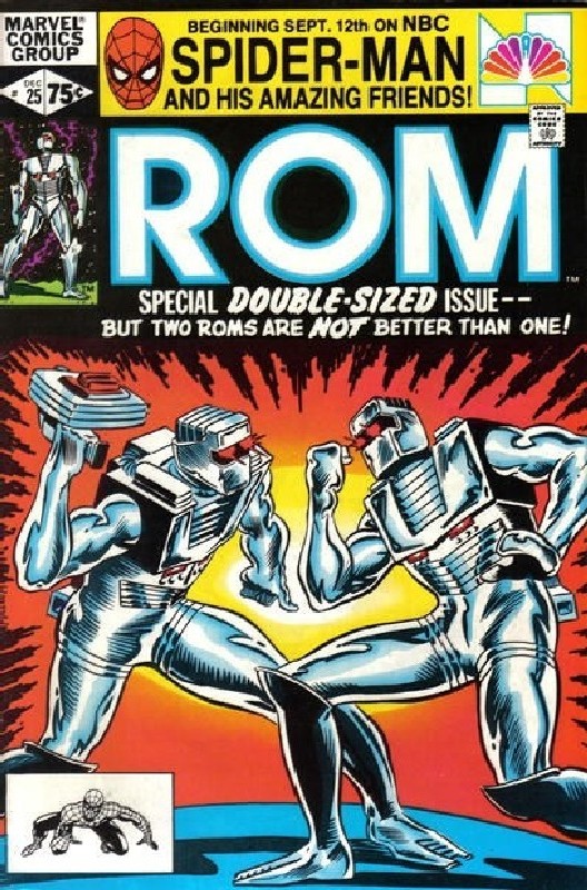 Cover of Rom #25. One of 250,000 Vintage American Comics on sale from Krypton!