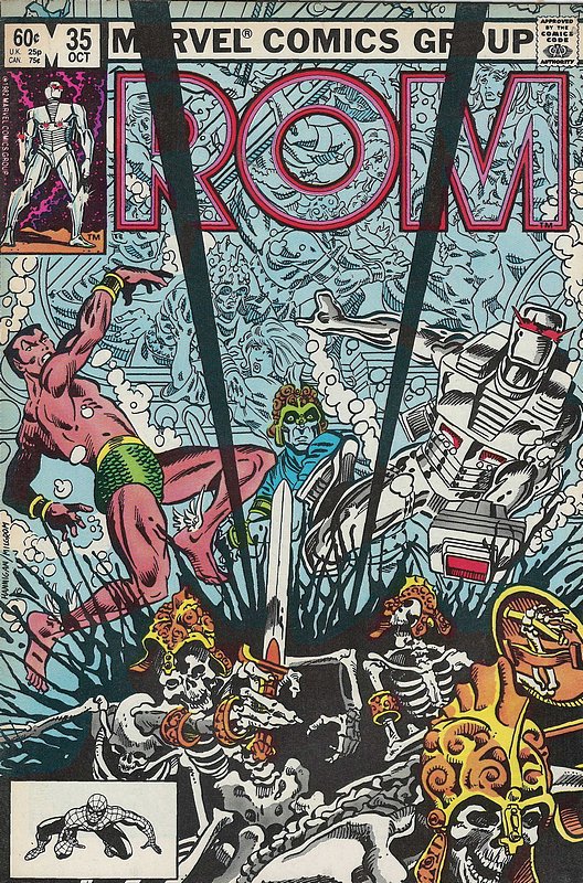 Cover of Rom #35. One of 250,000 Vintage American Comics on sale from Krypton!