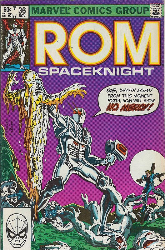 Cover of Rom #36. One of 250,000 Vintage American Comics on sale from Krypton!