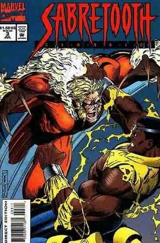 Cover of Sabretooth Classics (Vol 1) #3. One of 250,000 Vintage American Comics on sale from Krypton!