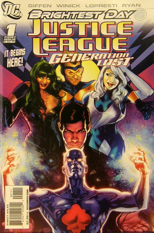 Cover of Justice League: Generation Lost (Vol 1) #1. One of 250,000 Vintage American Comics on sale from Krypton!