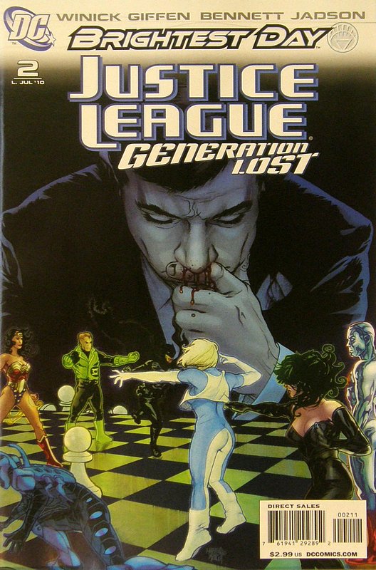 Cover of Justice League: Generation Lost (Vol 1) #2. One of 250,000 Vintage American Comics on sale from Krypton!