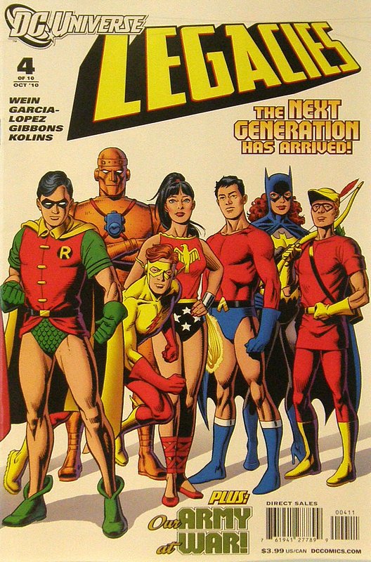 Cover of DC Universe: Legacies (2010 Ltd) #4. One of 250,000 Vintage American Comics on sale from Krypton!