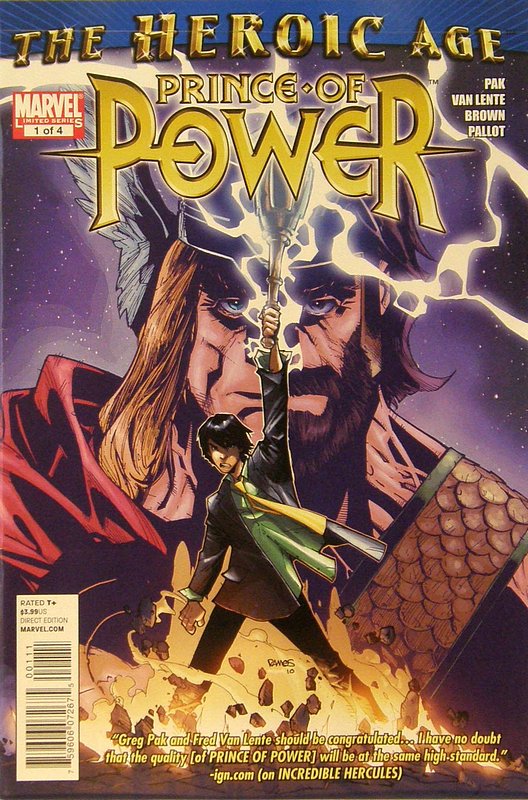 Cover of Heroic Age: Prince of Power (2010 Ltd) #1. One of 250,000 Vintage American Comics on sale from Krypton!