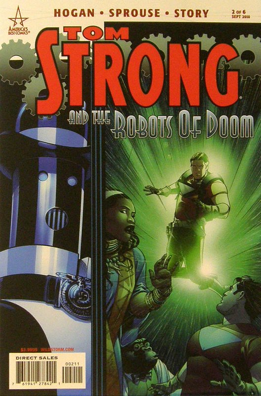 Cover of Tom Strong & The Robots of Doom #2. One of 250,000 Vintage American Comics on sale from Krypton!