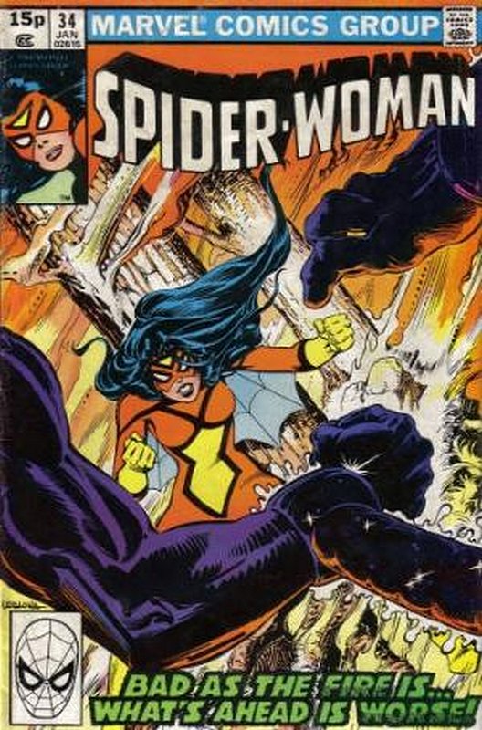 Cover of Spider-Woman (Vol 1) #34. One of 250,000 Vintage American Comics on sale from Krypton!