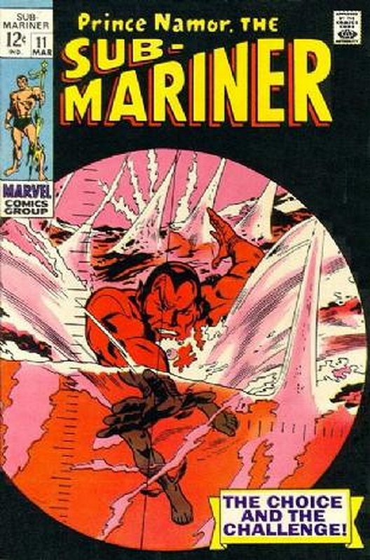 Cover of Sub-Mariner (Vol 1) #11. One of 250,000 Vintage American Comics on sale from Krypton!