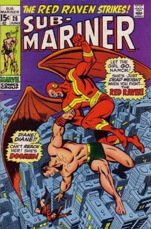 Cover of Sub-Mariner (Vol 1) #26. One of 250,000 Vintage American Comics on sale from Krypton!