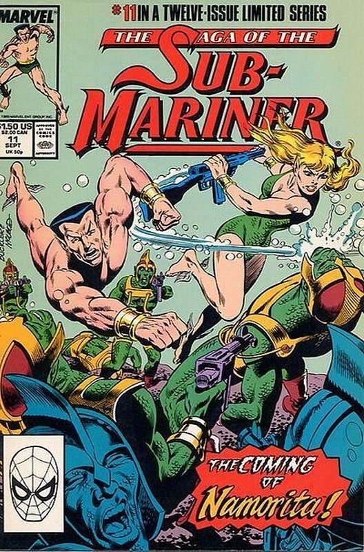 Cover of Sub-Mariner, The Saga of the #11. One of 250,000 Vintage American Comics on sale from Krypton!