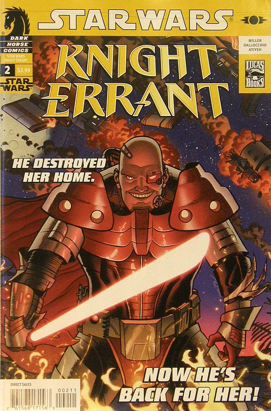 Cover of Star Wars: Knight Errant - Flame (2010 Ltd) #2. One of 250,000 Vintage American Comics on sale from Krypton!