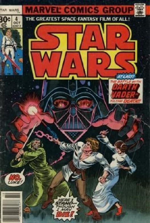 Cover of Star Wars (Vol 1) (Marvel) #4. One of 250,000 Vintage American Comics on sale from Krypton!