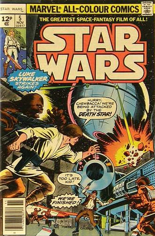 Cover of Star Wars (Vol 1) (Marvel) #5. One of 250,000 Vintage American Comics on sale from Krypton!