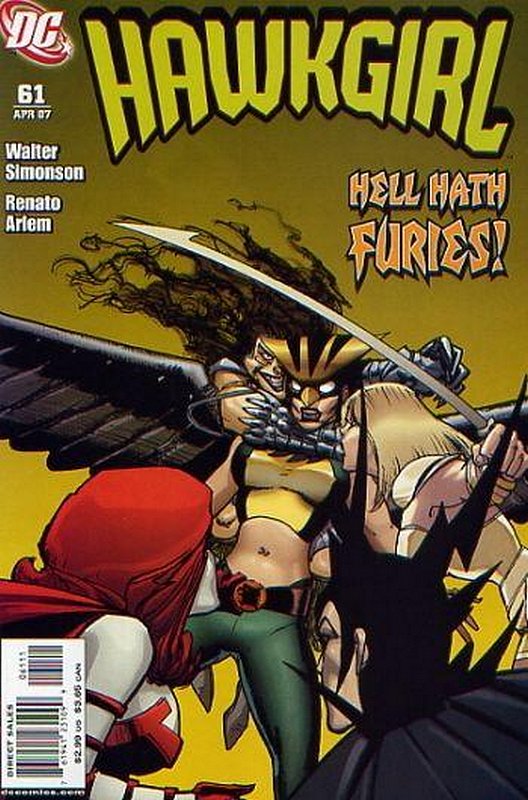 Cover of Hawkgirl (Vol 1) #61. One of 250,000 Vintage American Comics on sale from Krypton!