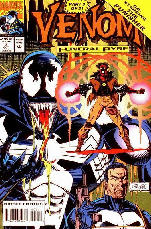 Cover of Venom: Funeral Pyre (1993 Ltd) #3. One of 250,000 Vintage American Comics on sale from Krypton!