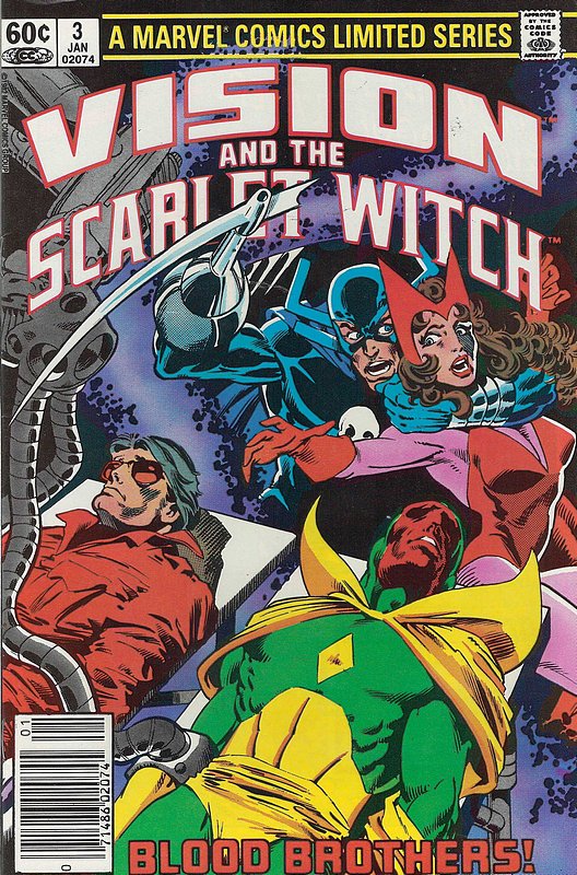 Cover of Vision & Scarlet Witch (1982 Ltd) #3. One of 250,000 Vintage American Comics on sale from Krypton!
