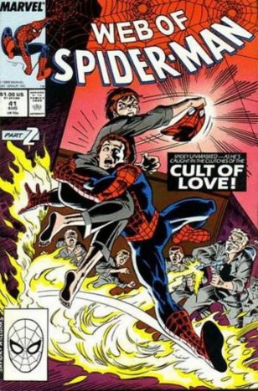 Cover of Web of Spider-Man (Vol 1) #41. One of 250,000 Vintage American Comics on sale from Krypton!