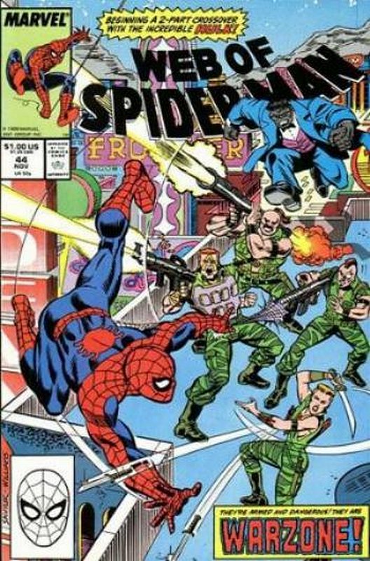 Cover of Web of Spider-Man (Vol 1) #44. One of 250,000 Vintage American Comics on sale from Krypton!