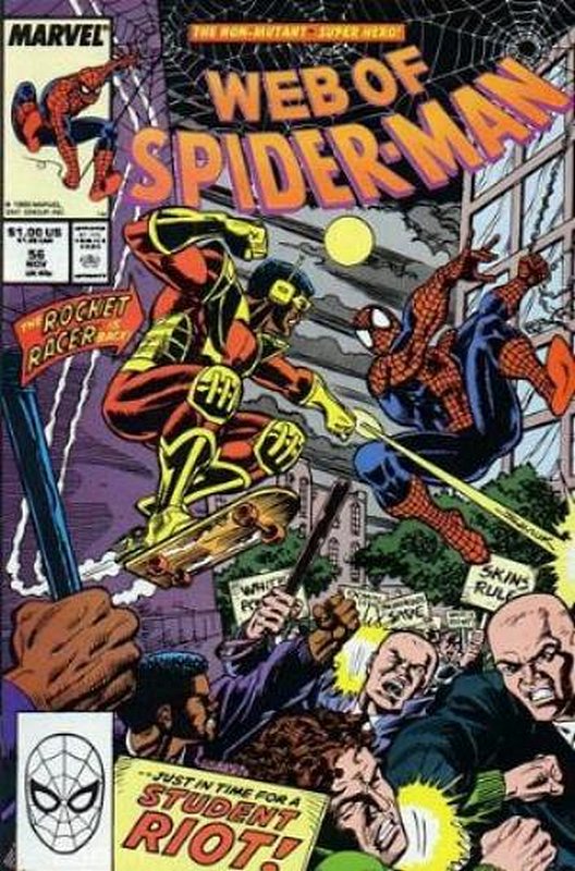 Cover of Web of Spider-Man (Vol 1) #56. One of 250,000 Vintage American Comics on sale from Krypton!