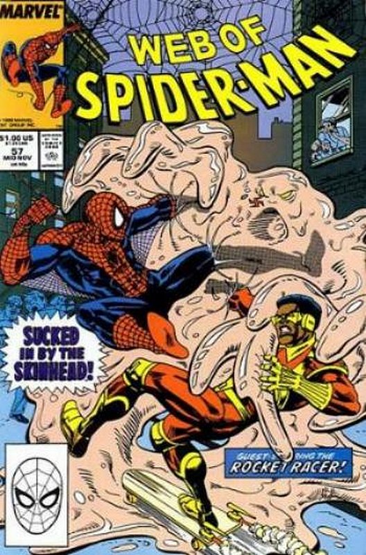 Cover of Web of Spider-Man (Vol 1) #57. One of 250,000 Vintage American Comics on sale from Krypton!