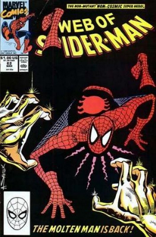 Cover of Web of Spider-Man (Vol 1) #62. One of 250,000 Vintage American Comics on sale from Krypton!