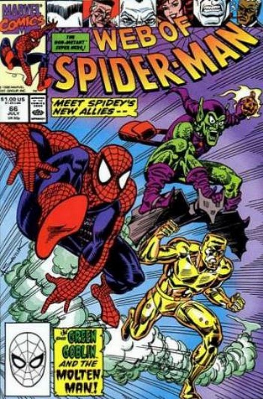 Cover of Web of Spider-Man (Vol 1) #66. One of 250,000 Vintage American Comics on sale from Krypton!