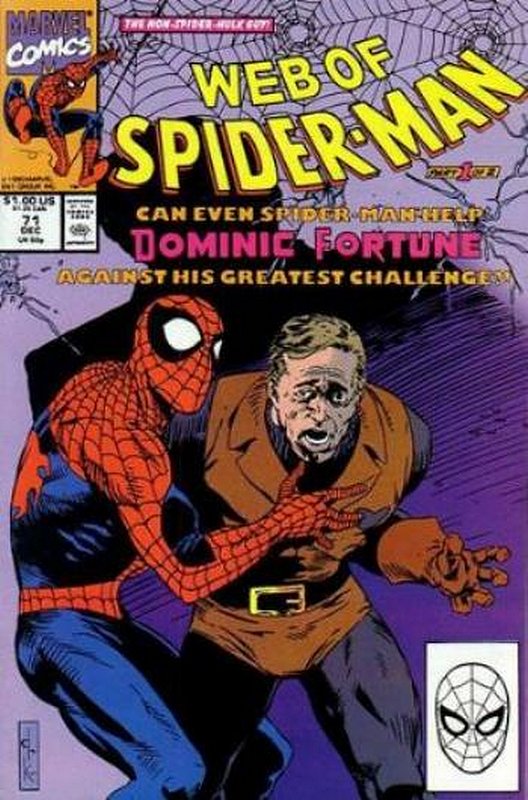 Cover of Web of Spider-Man (Vol 1) #71. One of 250,000 Vintage American Comics on sale from Krypton!