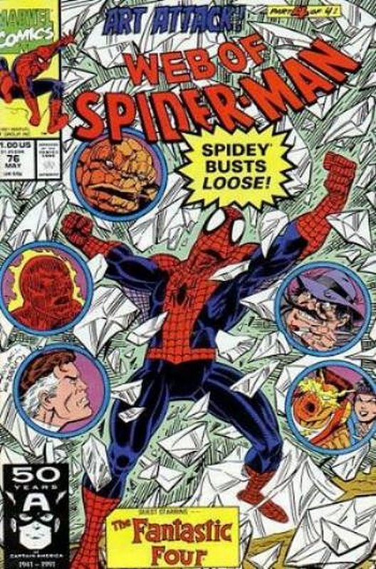 Cover of Web of Spider-Man (Vol 1) #76. One of 250,000 Vintage American Comics on sale from Krypton!