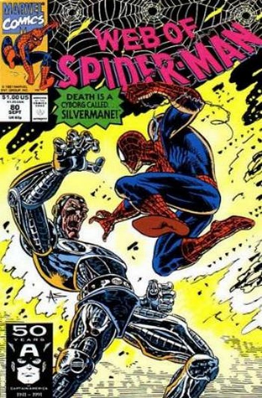 Cover of Web of Spider-Man (Vol 1) #80. One of 250,000 Vintage American Comics on sale from Krypton!