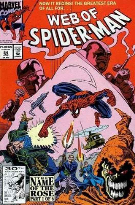 Cover of Web of Spider-Man (Vol 1) #84. One of 250,000 Vintage American Comics on sale from Krypton!