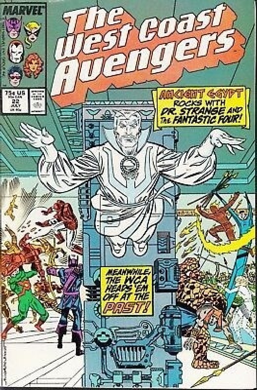 Cover of West Coast Avengers (Vol 1) #22. One of 250,000 Vintage American Comics on sale from Krypton!