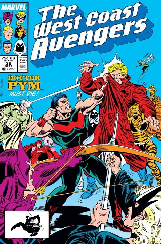 Cover of West Coast Avengers (Vol 1) #36. One of 250,000 Vintage American Comics on sale from Krypton!