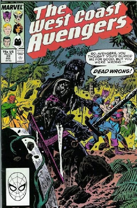 Cover of West Coast Avengers (Vol 1) #39. One of 250,000 Vintage American Comics on sale from Krypton!