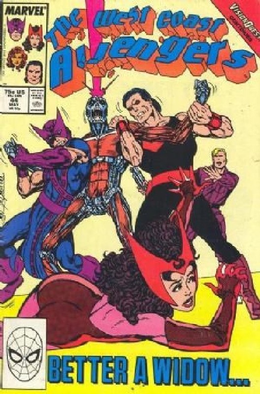Cover of West Coast Avengers (Vol 1) #44. One of 250,000 Vintage American Comics on sale from Krypton!