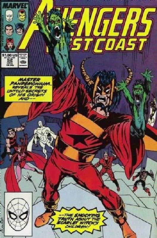 Cover of West Coast Avengers (Vol 1) #52. One of 250,000 Vintage American Comics on sale from Krypton!