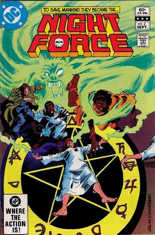 Cover of Night Force (Vol 1) #2. One of 250,000 Vintage American Comics on sale from Krypton!